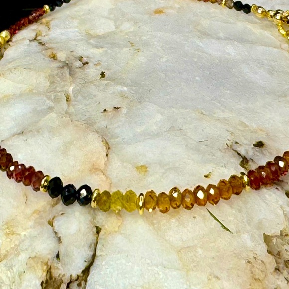 Tundra Sapphire and Vermeil Dainty Bracelet - Picture 5 of 13